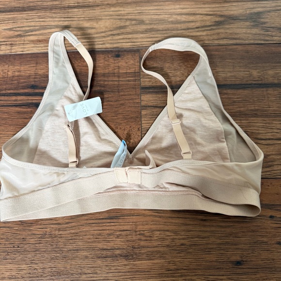 GAP Love Breathe Bralette Beige Womens M NEW - Picture 4 of 5